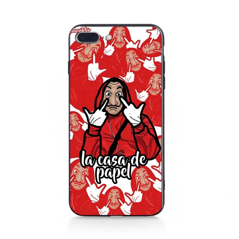 Чехол для телефона LA Casa De Papel Money Heist мягкий силиконовый чехол из ТПУ задняя iPhone 5 5S