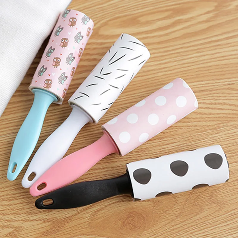 

Mini Roller Dust Wiper Clothes Coat Sticky Lint Roller Clothes Cleaning Hair Remover Portable Replaceable Core Cleaning Tool