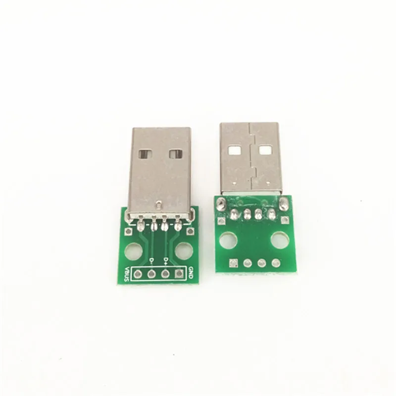 USB Штекерная головка поворота Dip 2 54 мм DIP 4P Поворотная уже сварная строительная