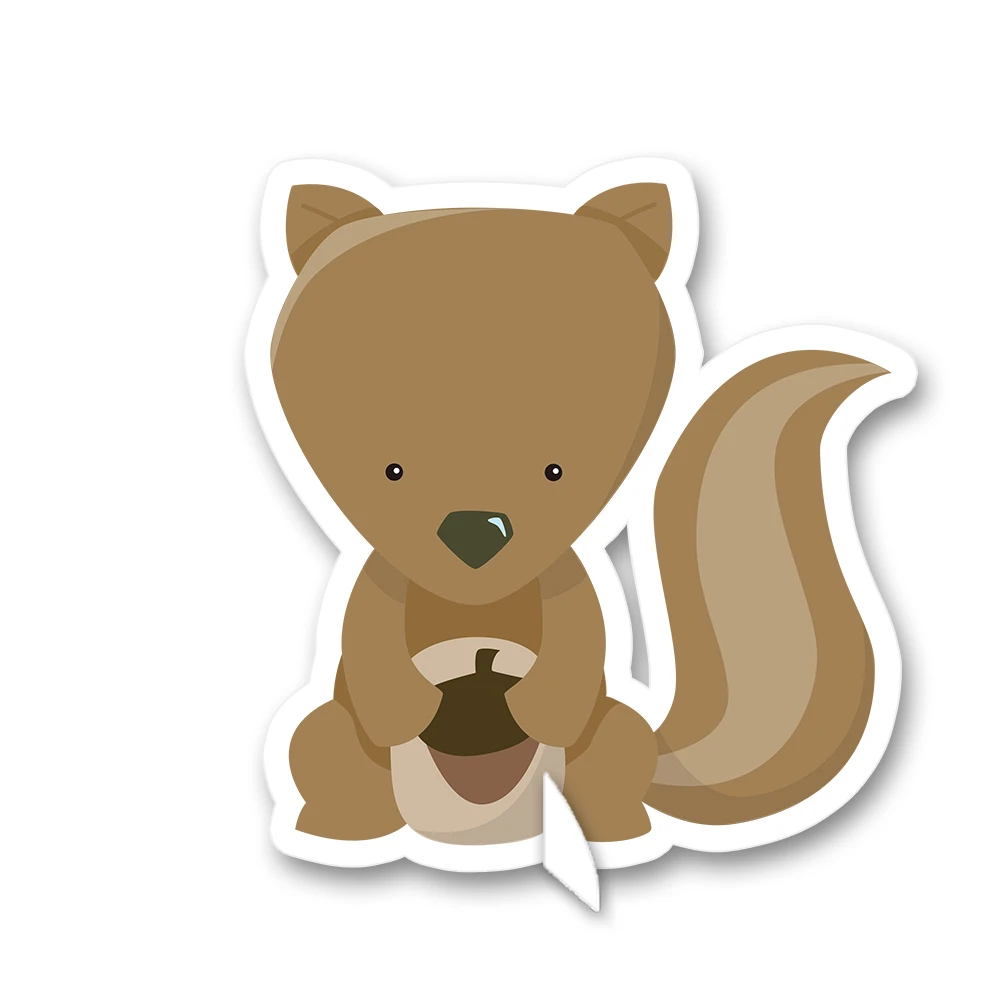 squirrel Лесное животное тема лесные животные стол Центральная Серия 1 животные День Рождения украшения наборы; детский душ - Цвет: squirrel