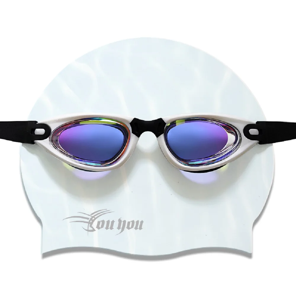 YOUYOU очки для плавания диоптрий детей Детские Силиконовые Водонепроницаемая