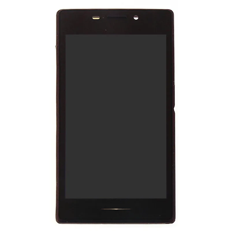 Для sony Xperia M2 ЖК-дисплей S50H D2302 D2303 D2305 D2306 ЖК-дигитайзер сенсорный экран Рамка запасная часть для sony m2 экран