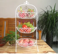 sitting room fruit basket european fruit bowl fashion creative compote iron three r hob cake basin in the kitchen
