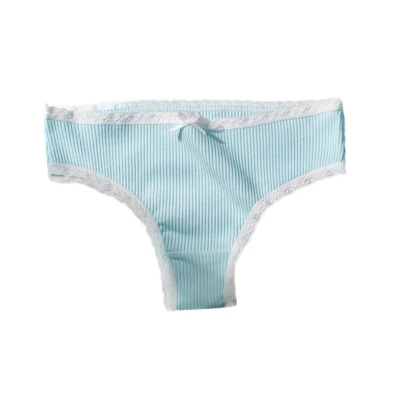 Новый продукт хлопок большой размер стринги женские сексуальные кружева ребра