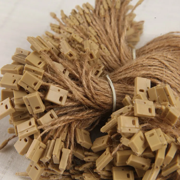 200 шт. слинг/Изысканная одежда веревка с пряжкой бирка для одежды сумка одежды|bag