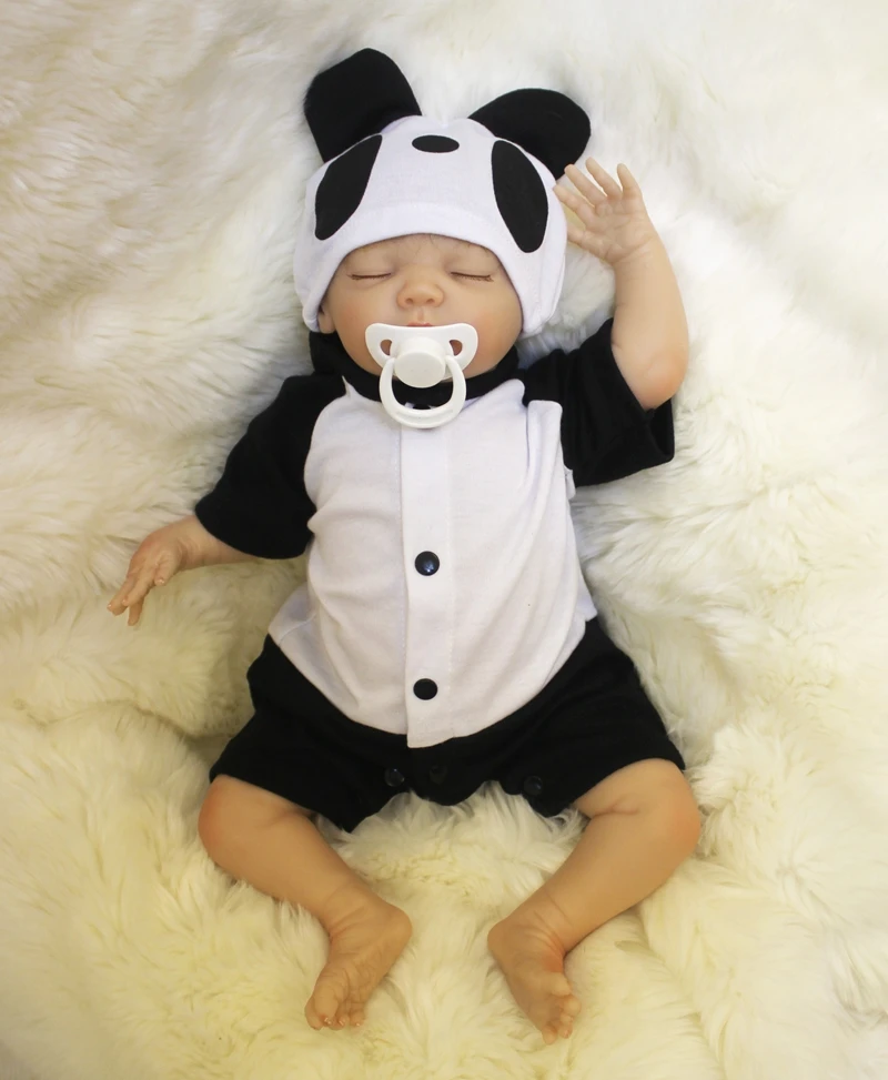 Силиконовые куклы Reborn Sleeping Boy 45 см милые для младенцев модный подарок на день