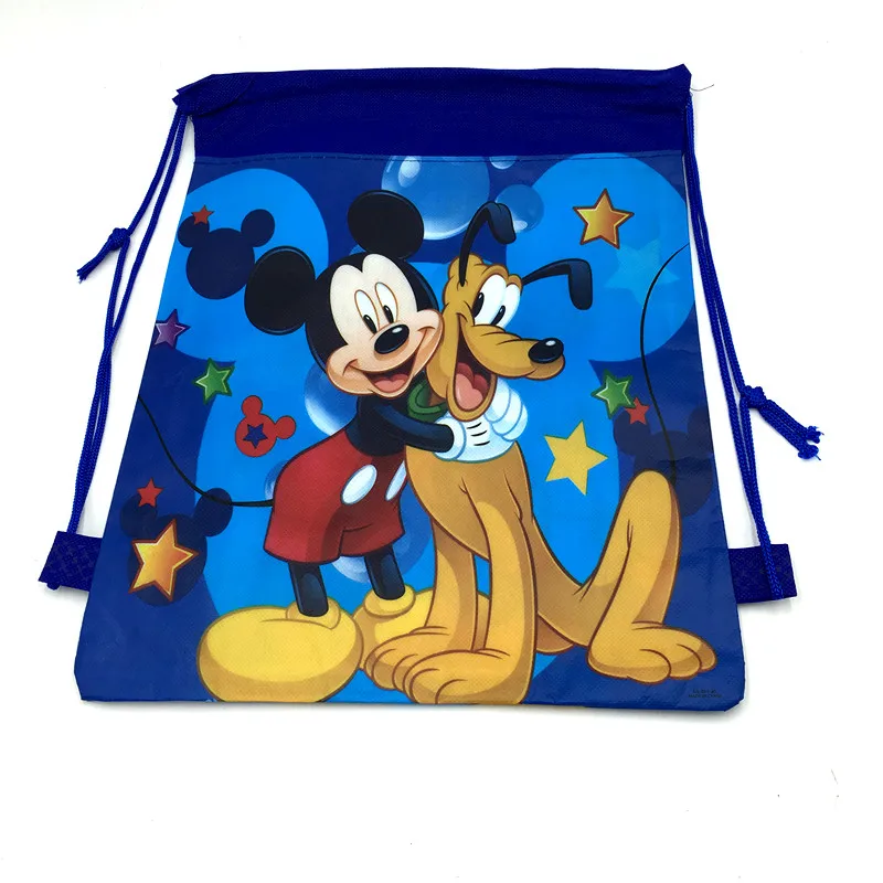 1 шт./лот Губка Боб drawstring сумки 27*36 см вечерние подарочные пакеты день рождения принадлежности губка боб Конфеты пакеты подарочные пакеты - Цвет: mickey