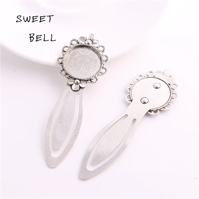 Sweet Bell 8 шт двухцветная легированная камея с цветочным узором стальные закладки 20