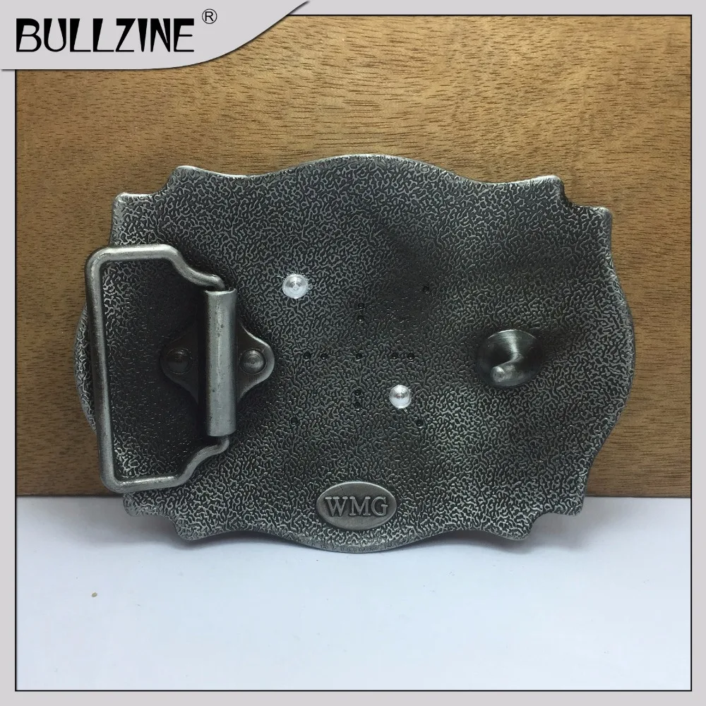 Пряжка ремня Bullzine с надписью C оловянной и золотистой отделкой FP 03687 подходит для