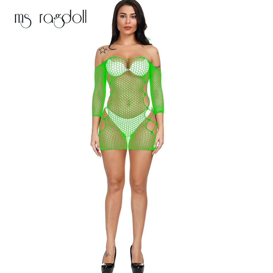 Ms ragdoll нижнее белье в сетку эластичное хлопковое Lenceria сексуальное Сетчатое
