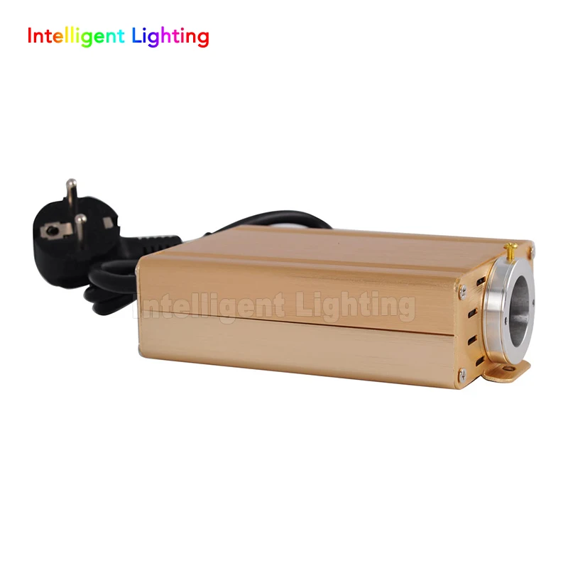 RGB 16W LED волоконно-оптический двигатель драйвер Золотой корпус с 20key RF пульт