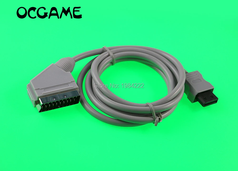 OCGAME высококачественный 180 см RGB кабель Scart для Wii/wii u PAL|cord cable|pal cable |