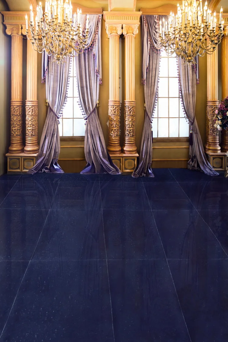 Цилиндрические окна Роскошные фотографии фоны занавески для помещений