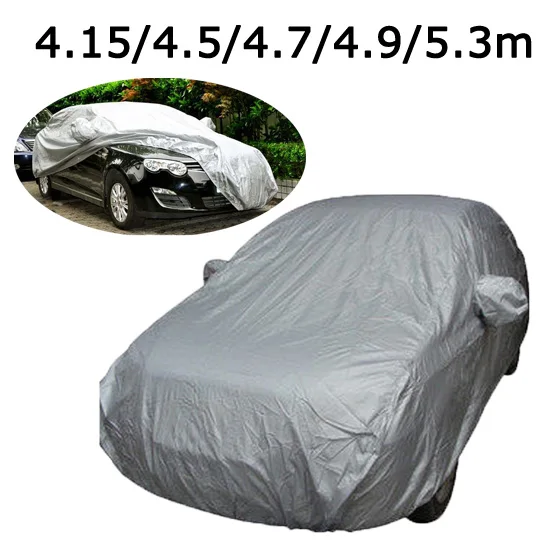 Полное покрытие автомобиля крытые уличные автомобильные чехлы Чехол для квадроцикла автомобиля зимние снежные крышки Защита для Пежо 307 бампер Гольф 7