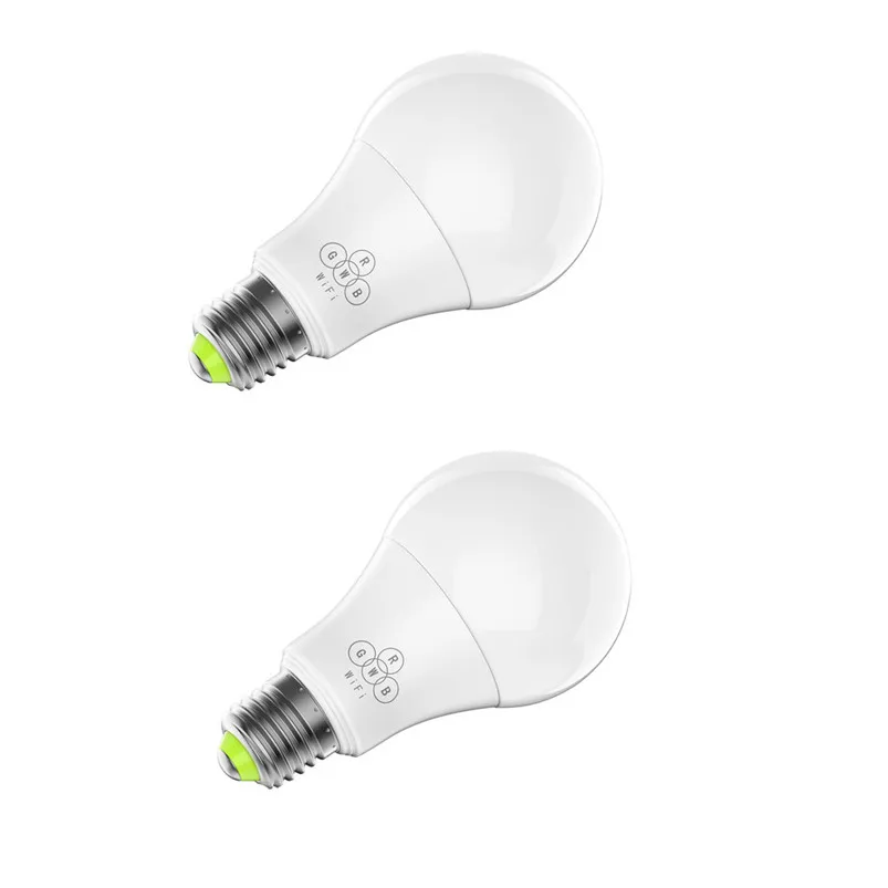 

Smart WiFi Light Bulb LED RGB Color Changing Compatible with Amazon Alexa and Google Home Assistant E27 Luces 40JUL22