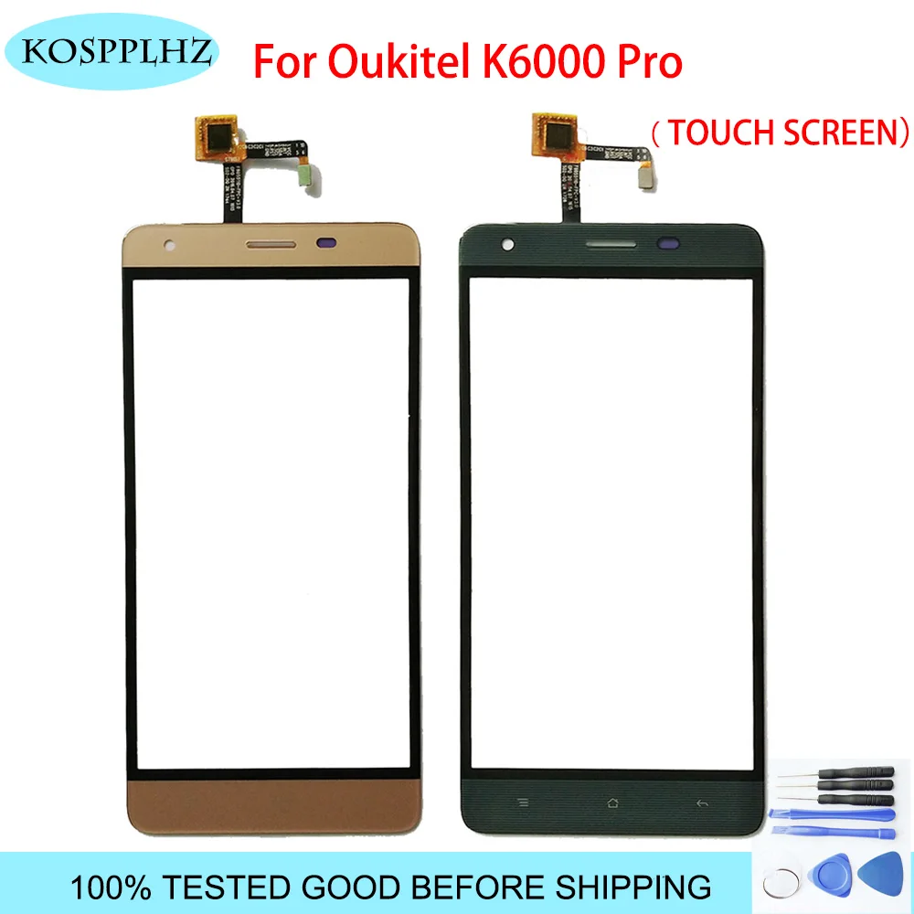 KOSPPLHZ для OUKITEL K6000 PRO сенсорный экран панель объектива 5 дюймов переднее внешнее