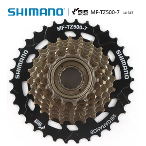Велосипед SHIMANO MF-TZ500, 7 скоростей, 14-28T, 14-34T, стальная Звездочка 7 s для горного велосипеда, дорожного складного велосипеда
