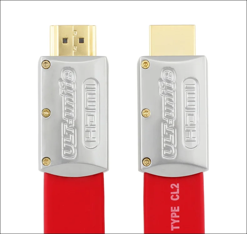 Плоский длинный кабель HDMI 2 0 штекер инженерный шнур 25 м 30 40 50 стандартный
