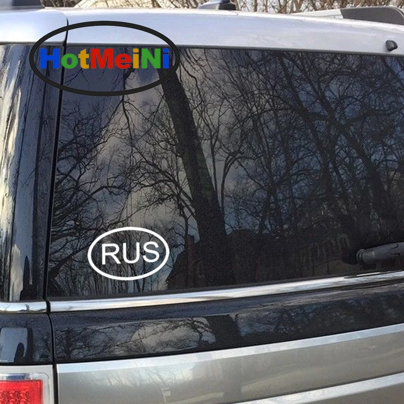 HotMeiNi 15*10 см российский код страны Овальный винил JDM стикер наклейка на