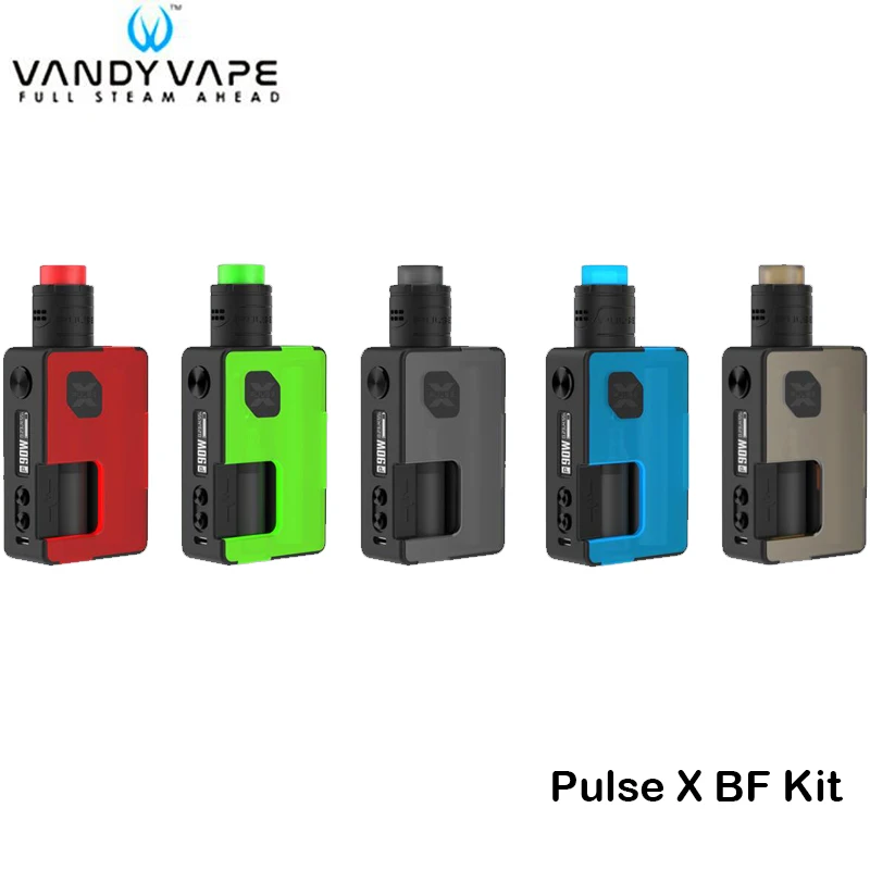 Оригинальный ВАНДИ Vape Pulse X BF комплект импульса Squonk поле Mod с бутылка 8 мл RDA танк