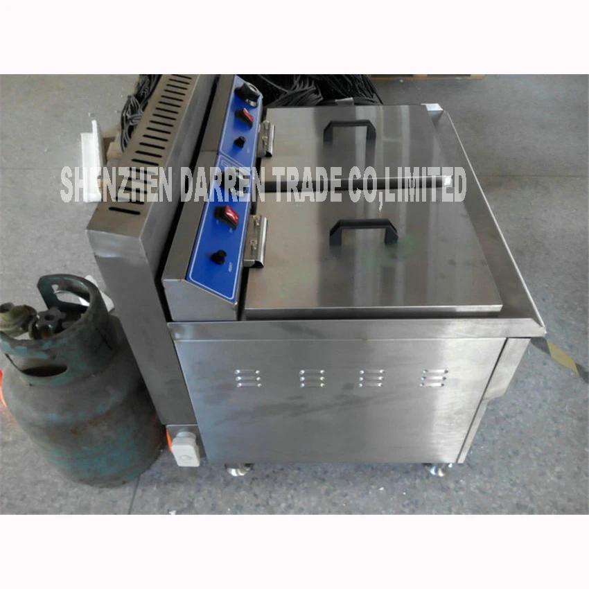 GF182 коммерческий нержавеющий газ масло курица еда сталь Картофель чип фритюрница