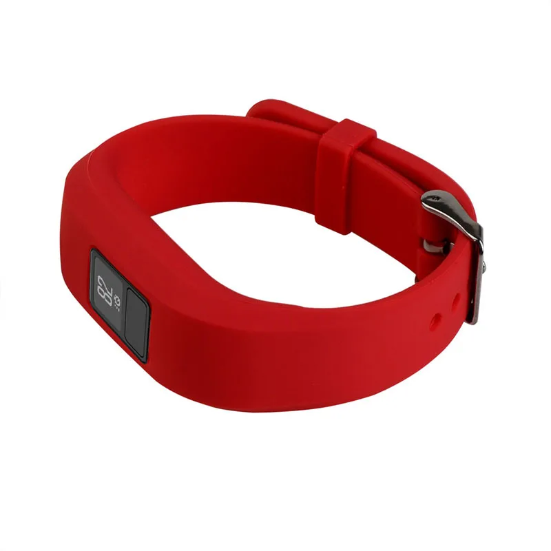OOTDTY силиконовые для фитнеса наручные часы ремешок с пряжкой для Garmin vivofit 3 трекер