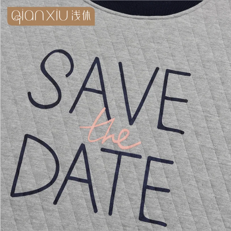 2019 Весенняя брендовая домашняя одежда для пар повседневные пижамные комплекты