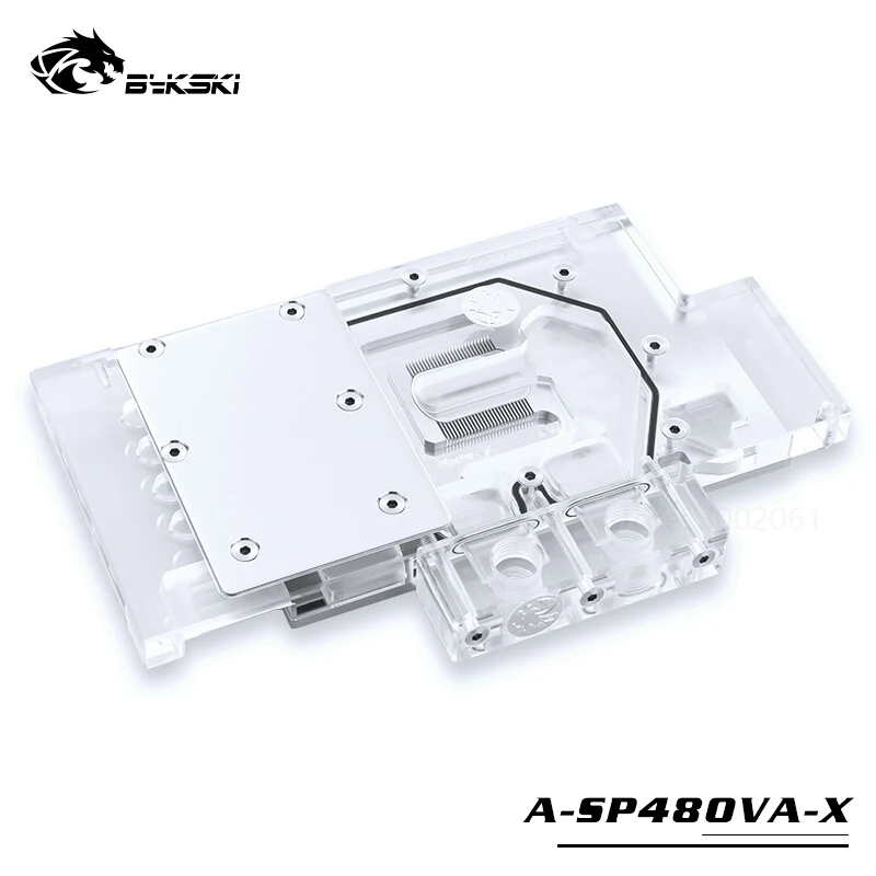 BYKSKI водного блока использовать для сапфира Pulse RX580 8GD5(11265-05-20g)/полное покрытие графическая карта, видеокарта блок RGB
