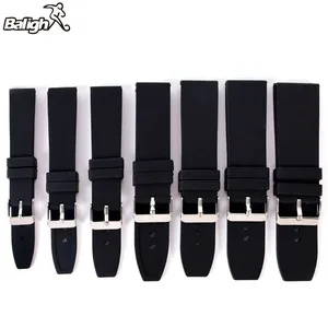 Ремешок для часов унисекс, модный браслет из нержавеющей стали с застежкой-бабочкой, 16182022242628 мм, с кожаной пряжкой