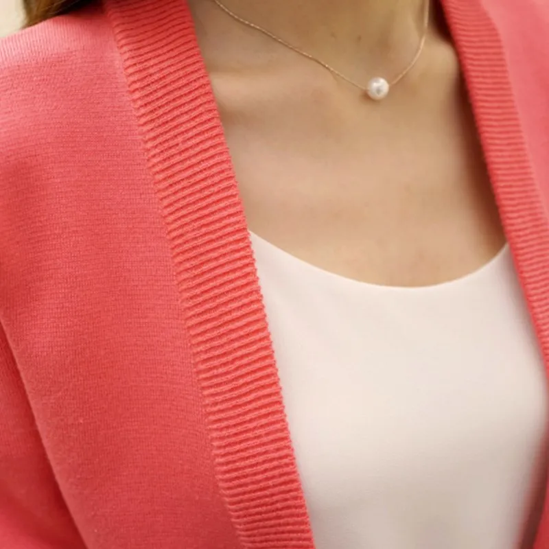 

2017 new women spring/autumn sweater long cardigan No buckle slim pocket loose knit sweater outwear coat