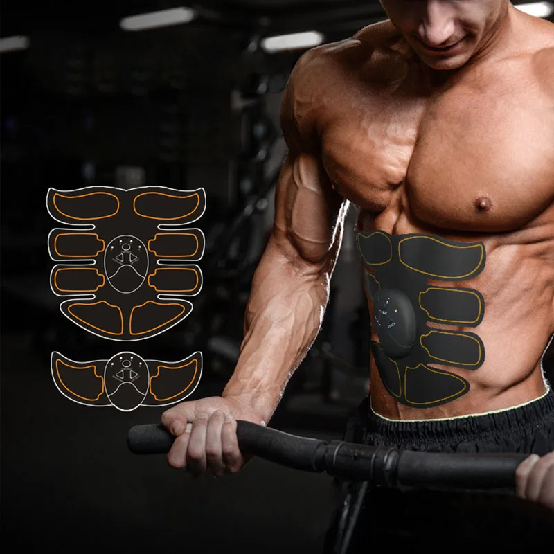 

EMS Abdominal Muscle Trainer Smart ABS Stimulator Sculpting Massager Pad Fitness Gym Arm Stickers Body Loss Slimming Massager