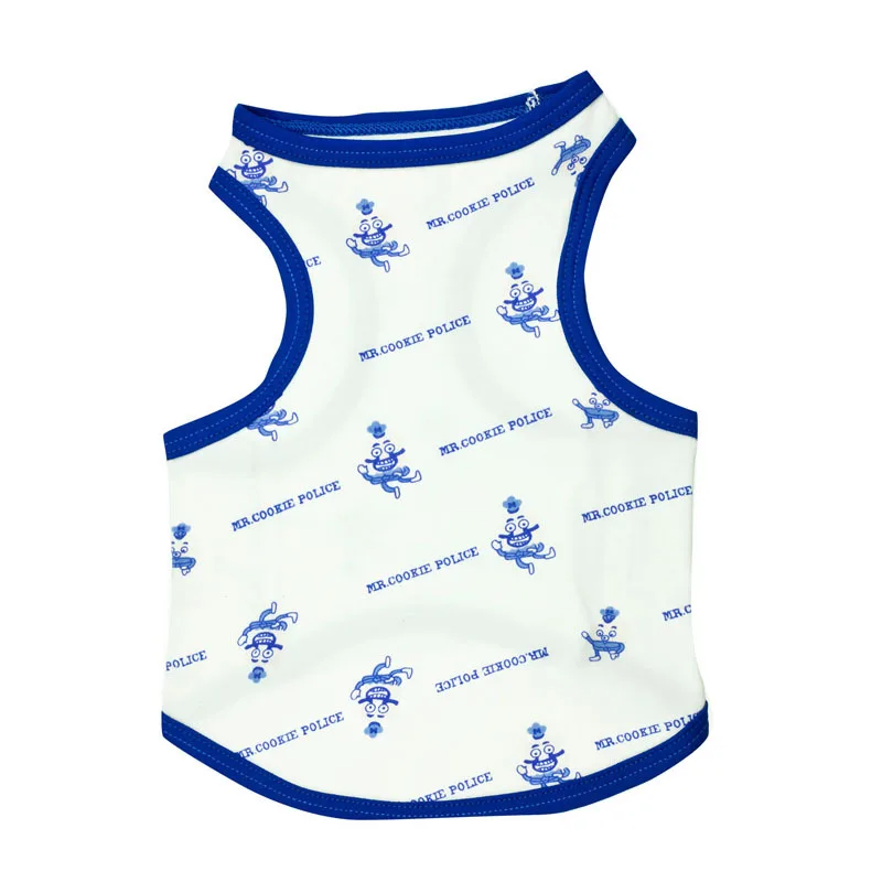 Цветной жилет для собак летнее платье футболка щенков чайная чашка одежда