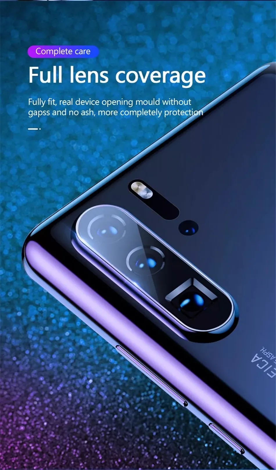 Защитная пленка для объектива камеры TOTU для huawei P30 Pro, металлическая задняя пленка из закаленного стекла для huawei P 30 Lite, защитное кольцо