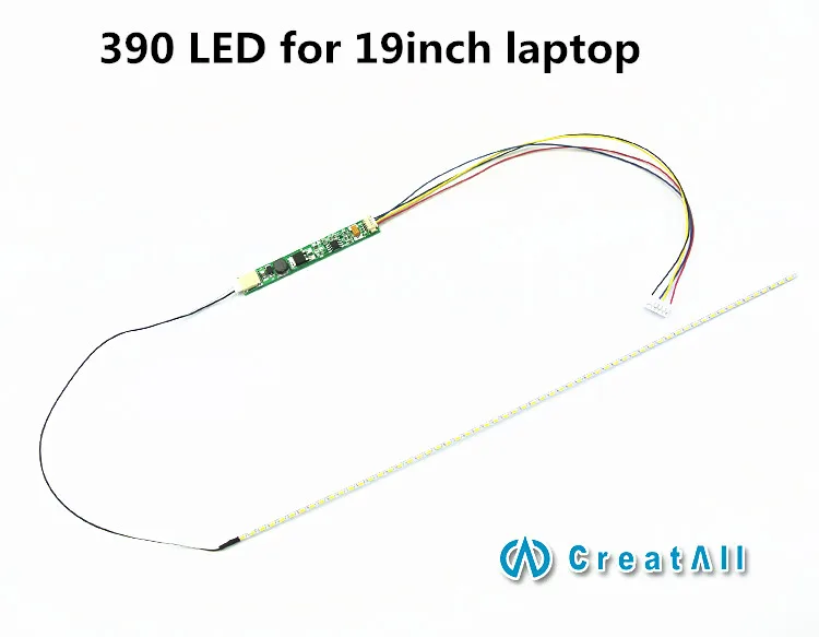 Светодиодная подсветильник ка для ноутбука с ЖК дисплеем 9 25 в 17 3 дюйма 390 мм|strip