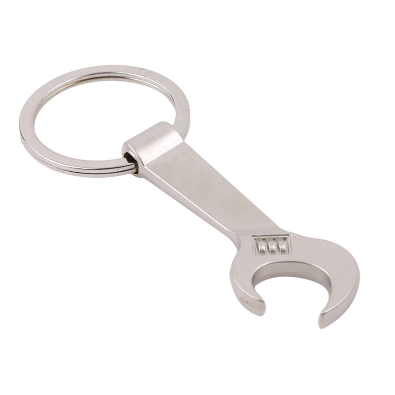 Многофункциональный ключ в форме ключа Серебряная цепочка для ключей Инструмент