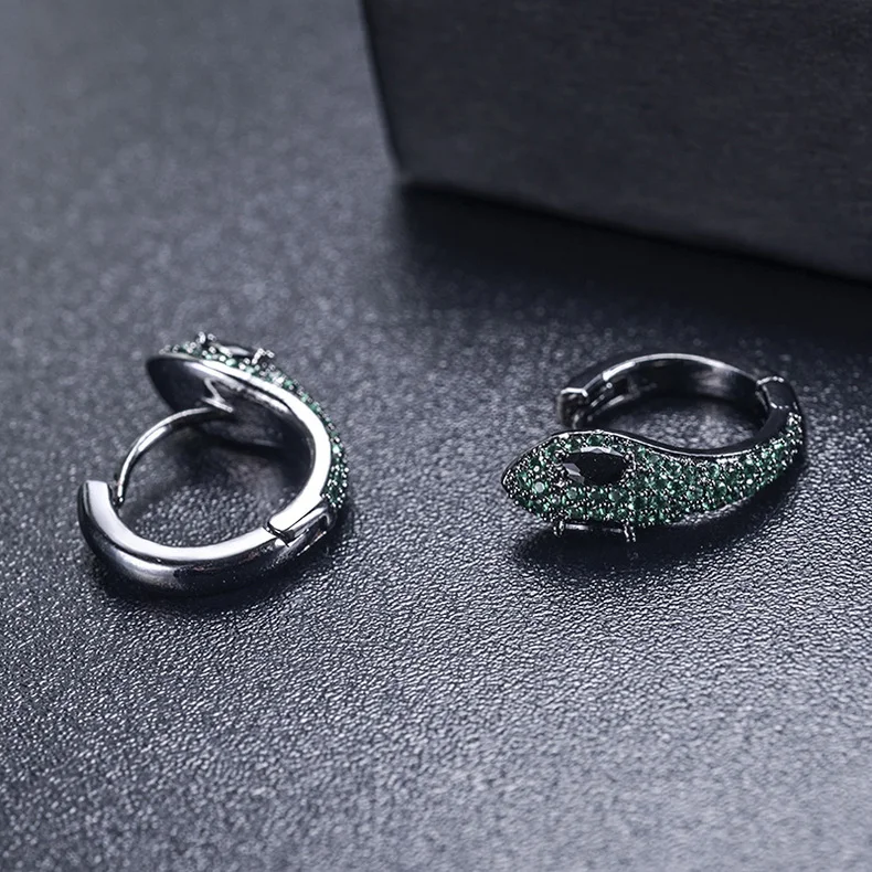 Высокое качество новая мода Monacon винтажные черные серьги с пряжкой микро мозаика