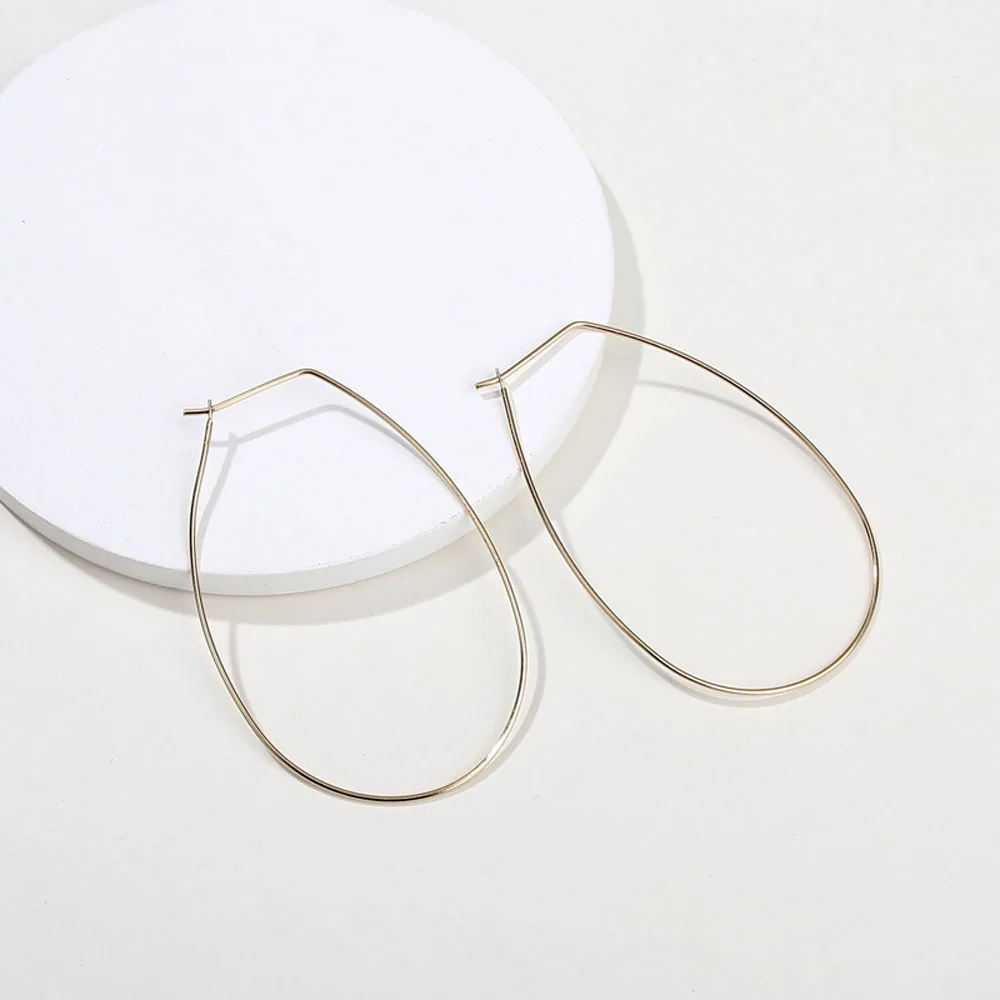 Минималистский уха изделия лакомство основной стиль Золото Серебро Большой