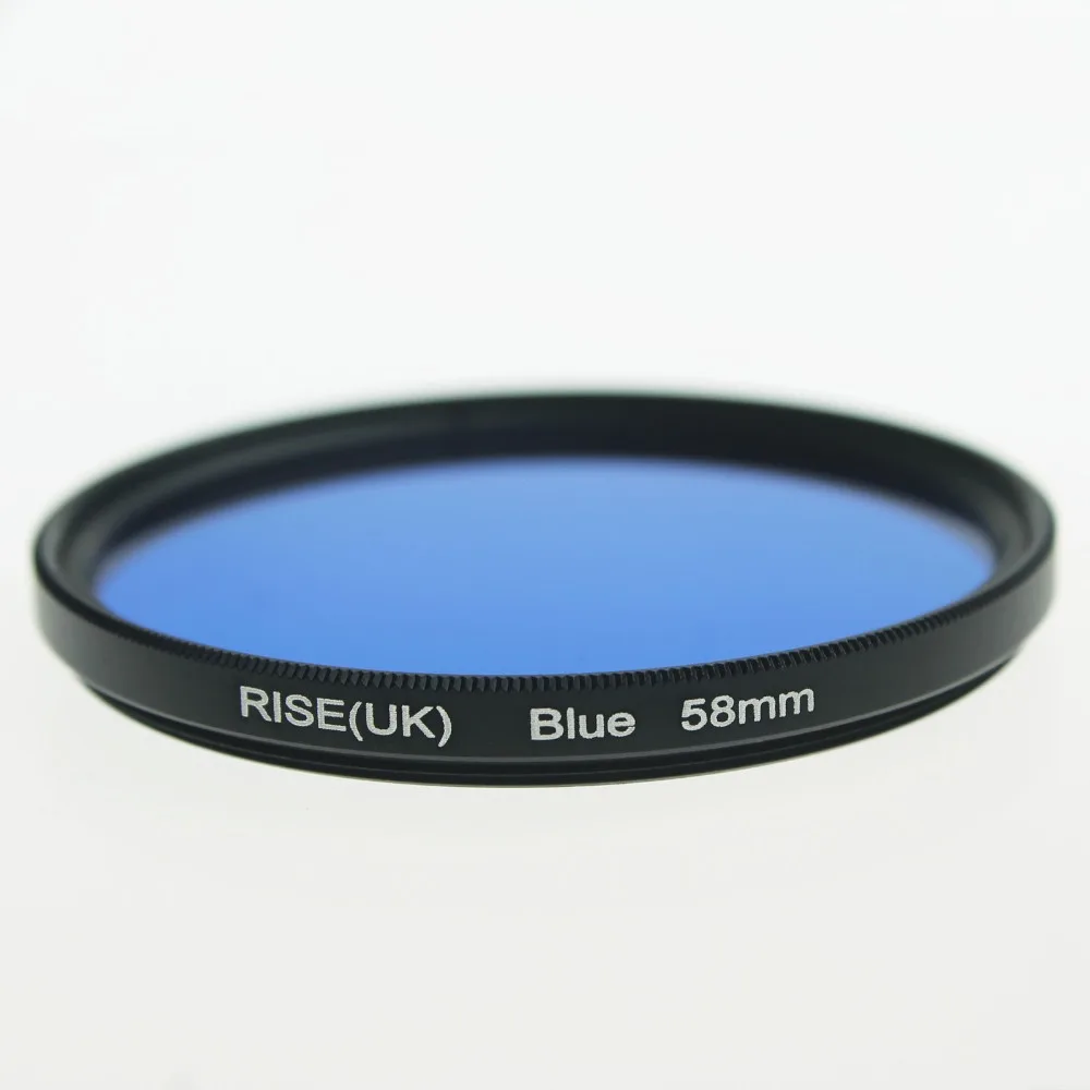 RISE (UK) 58 мм полноцветный синий фильтр для объектива цифровой камеры Canon Nikon DSLR SLR|lens