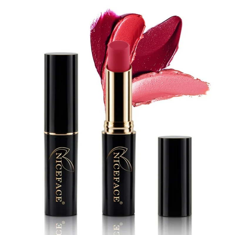 Lips Makeup Waterproof Matte Metallic Lipstick Sexy Long Lasting Smooth Velvet Lip Stick Make Up Batom Beauty Cosmetic |