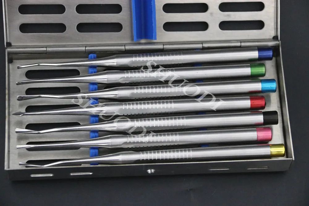 7 шт./компл. стоматологический аппарат для удаления зуба лифт хирургический