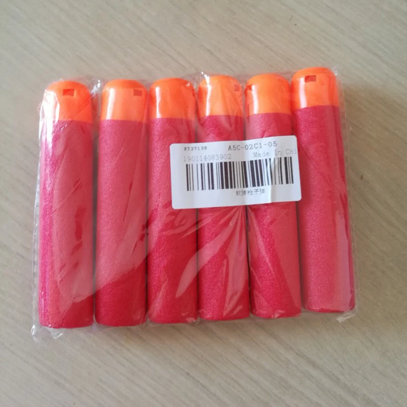 30 шт 9,5 см утолщенные снайперские винтовки, пули, дротики для Nerf Mega, детское игрушечное ружье, пенопластовая заправка, дротики, большое отверстие, голова, пули, рождественский подарок