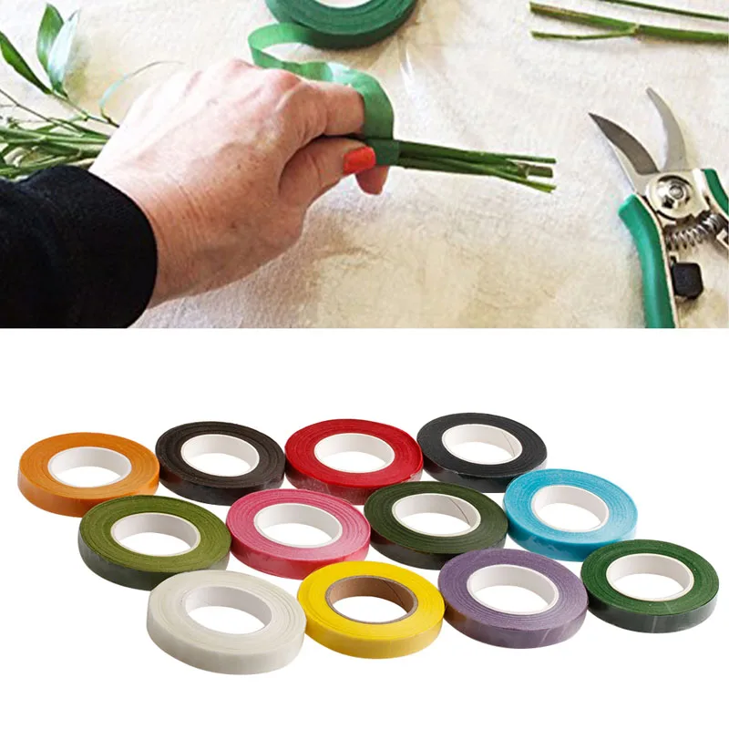 Флористическая лента для ствола проволока Цветочная работа Buttonholes ремесло