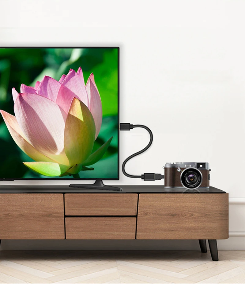 Felkin микро HDMI к HDMI адаптер Мужской к женскому HDMI 1,4 3D удлинитель адаптер 1080P конвертер для телефона планшета HDTV камеры MP4