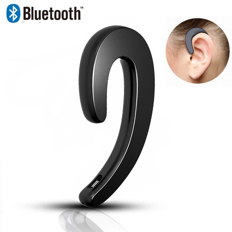 Беспроводные наушники Bluetooth ушные крючки безболезненная гарнитура для iPhone Xiaomi