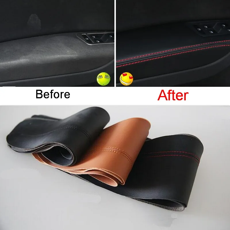 Tonlinker для Volkswagen GOLF MK7, дверные подлокотники, анти-грязный Чехол-кобура, наклейки, 8 шт., наклейки для автомобиля из искусственной кожи