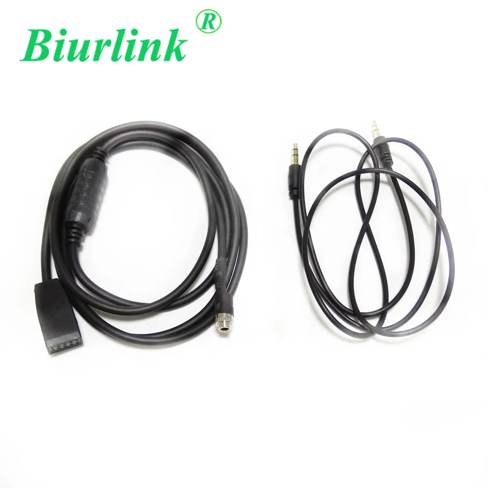 Biurlink 10Pin Автомобильный CD AUX вход и универсальный 3 5 мм аудио кабель адаптер для BMW
