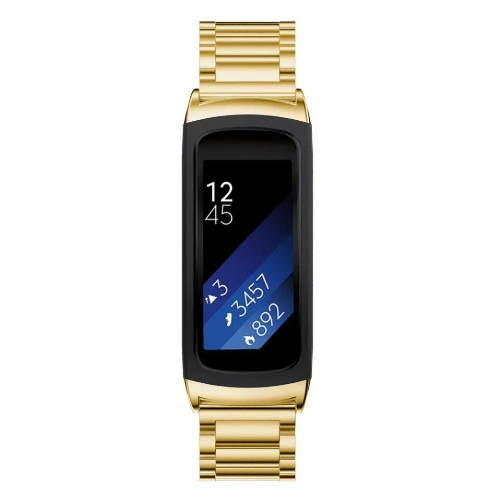 Ktab часов группа совместимы samsung Шестерни Fit2/Шестерни Fit2 Pro браслет из нержавеющей