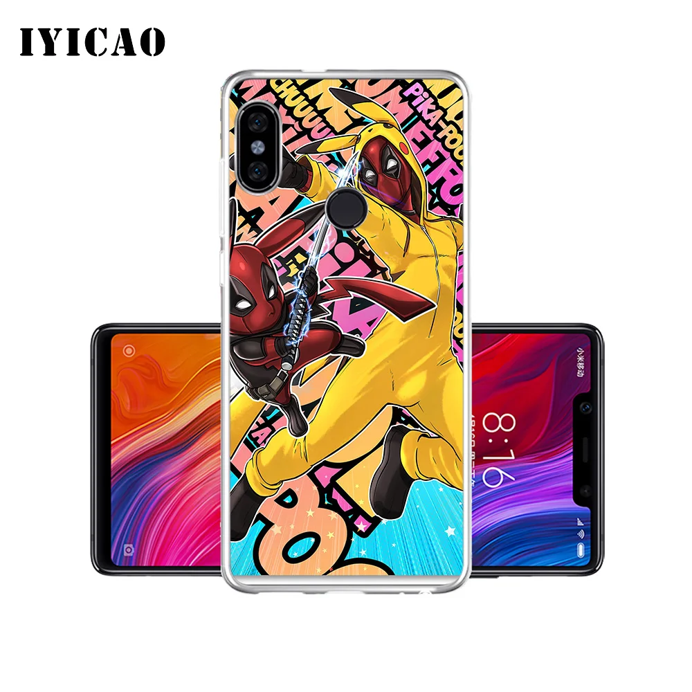 IYICAO DEADPOOL 2 movie Soft Silicone Phone Case for Xiaomi Mi 9 8 SE 6 A1 A2 Lite F1 MIX2S MIX3 TPU Cover | Мобильные телефоны и