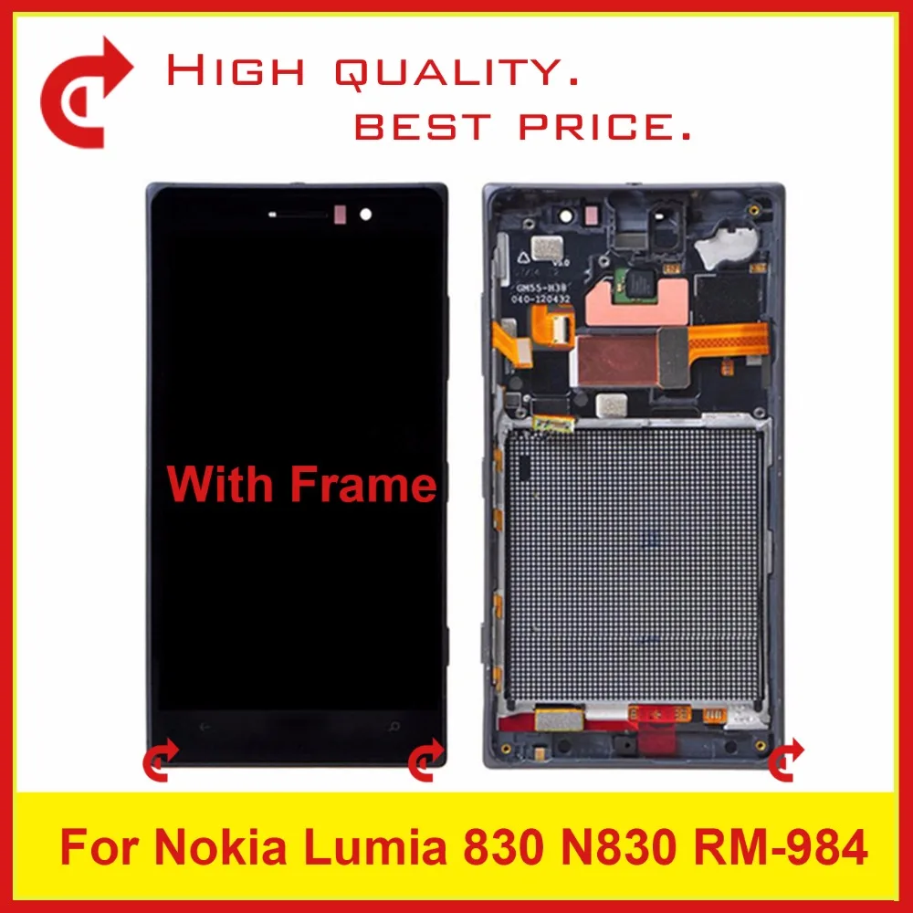 10 шт./лот 5 0 ''для Nokia Lumia 830 N830 RM 984 Полный ЖК Дисплей с Сенсорный экран планшета