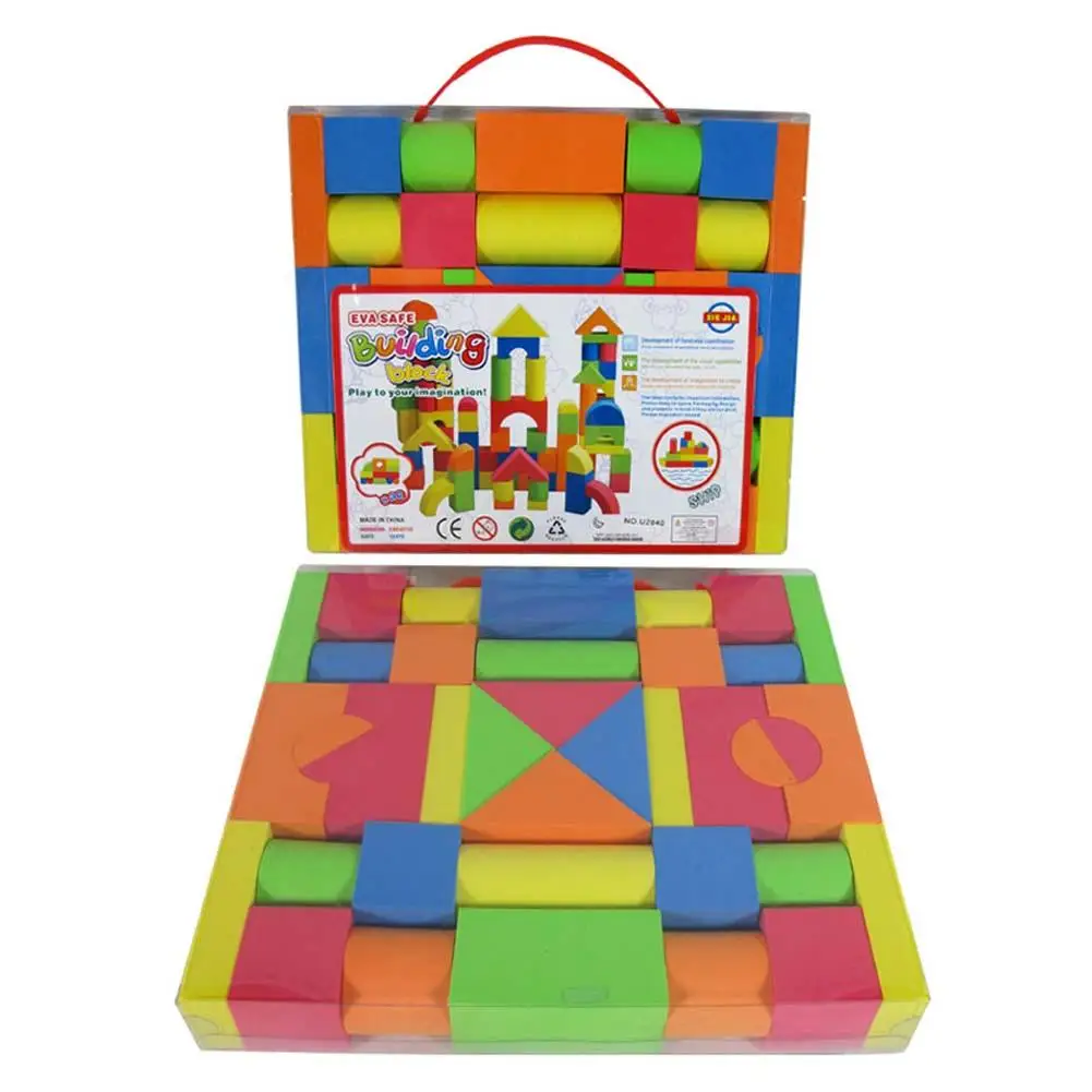 38 шт смешанные цвета EVA головоломки строительные игрушки для детей детские